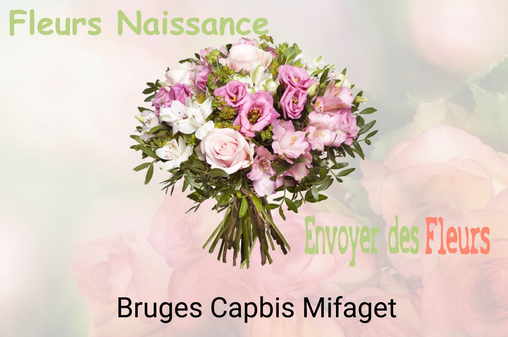 Bouquet de fleurs de naissance livré à Bruges-Capbis-Mifaget